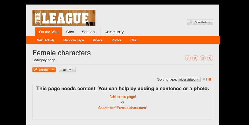 “This page needs content.”